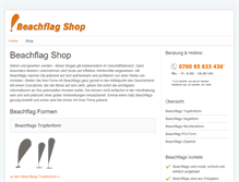 Tablet Screenshot of beachflagshop.net